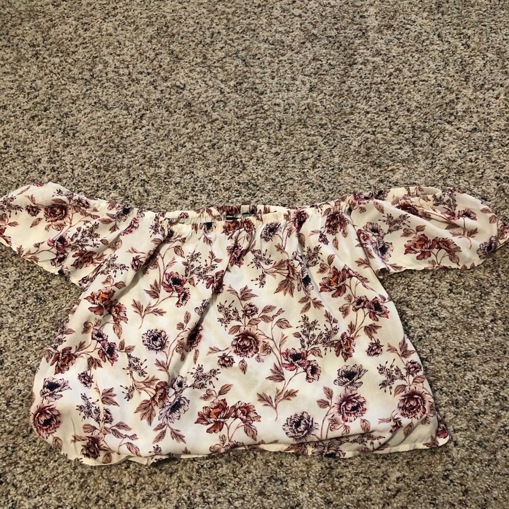 Off the shoulder shirt